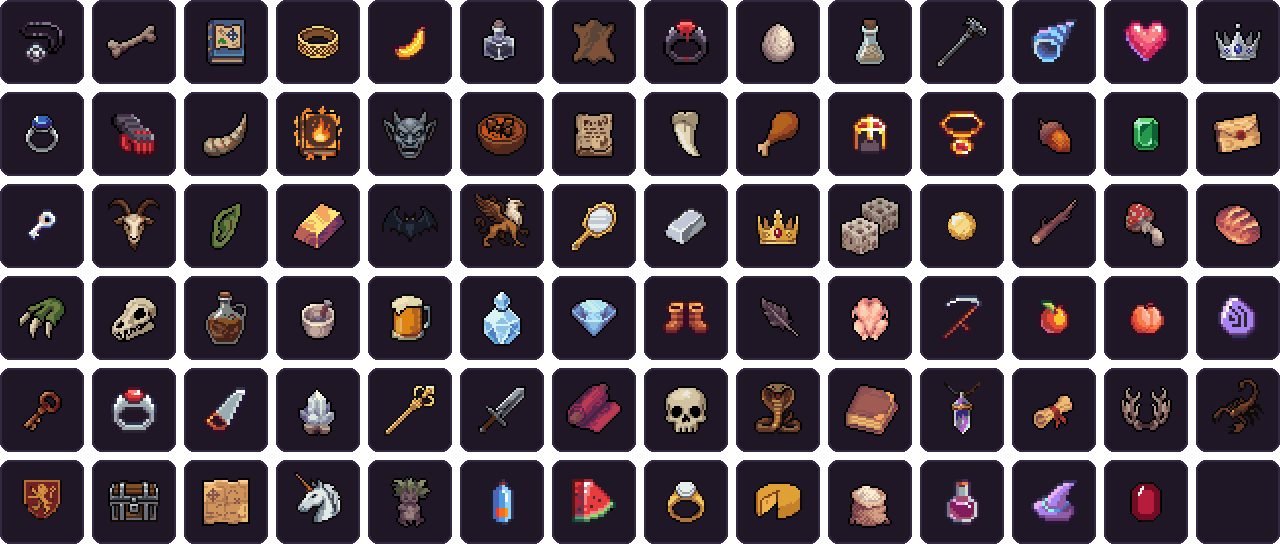 All 83 Relic icons